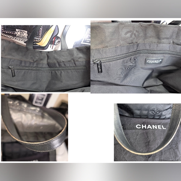 🔥EUC CHANEL VINTAGE TRAVEL LIGNE TOTE BAG - Picture 10 of 14